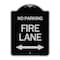 Signmission Colorado Fire Lane W/ Bidirectional Arrow Heavy-Gauge Aluminum Sign, 24" x 18", BS-1824-24255 A-DES-BS-1824-24255 - alternate 1